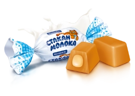 Цукерки Roshen Стакан Молока — Фото 56