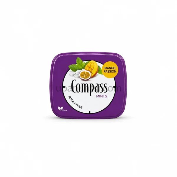 Зображення – Льодяники Compass м’ята та манго 14г