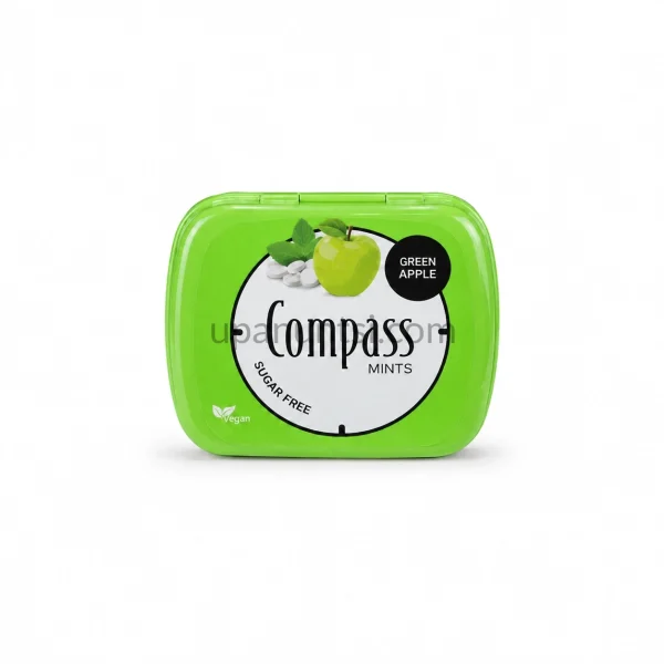 Льодяники Compass м'ята та зелене яблуко 14г — Фото 56