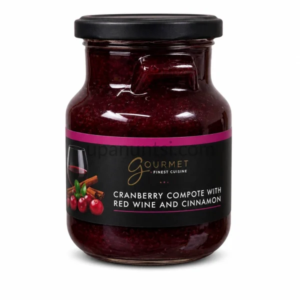 Зображення – Соус Gourmet журавлина, червоне вино та кориця 400г скло