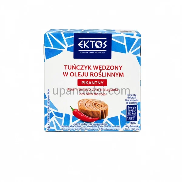 Зображення – Тунець Ektos копчений 160г