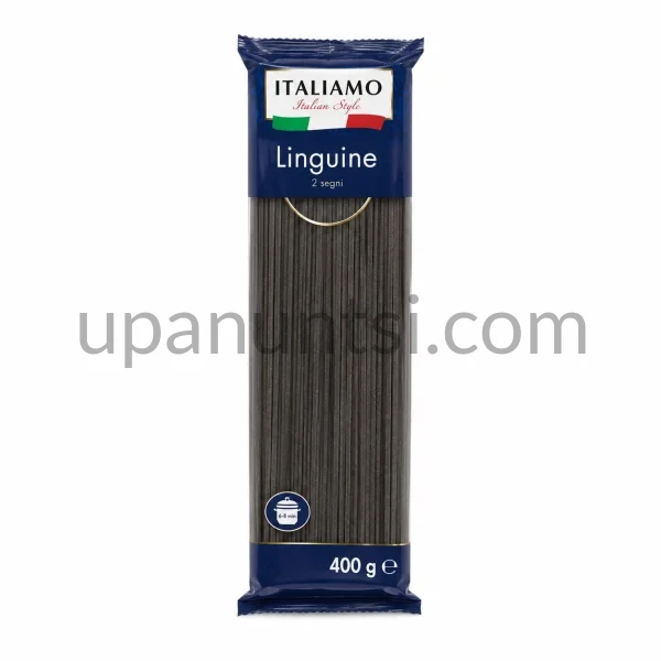 Зображення – Спагеті Italiamo Linguine темне 400г