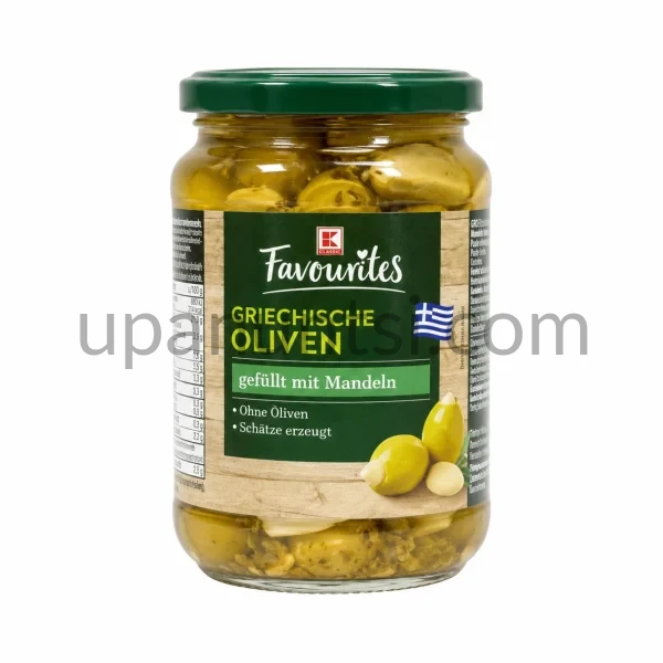 Оливки Kaufland з мигдалем 350г — Фото 55