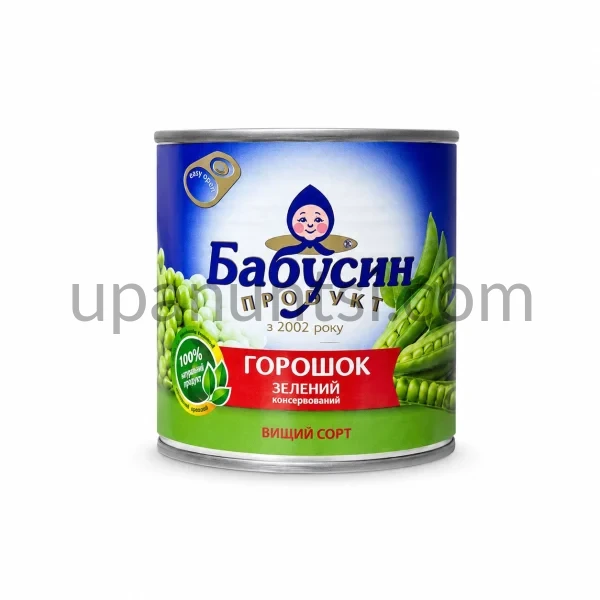 Зображення – Горошок зелений Бабусин 420г
