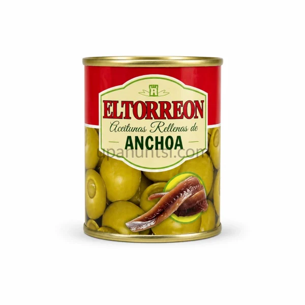 Зображення – Оливки Eltorreon з анчоусом зб 120г
