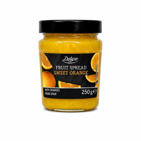 Зображення – Конфітюр Deluxe солодкий апельсин 250г