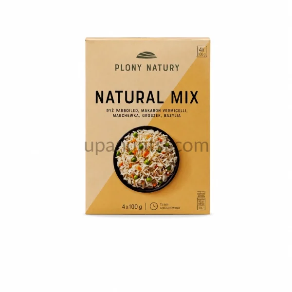 Рис Natural Mix 4*100г(рис,вермішель,морква,горох,базилік) — Фото 54