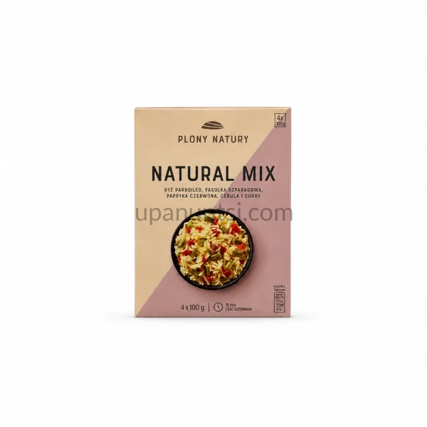 Зображення – Рис Natural Mix 4*100г (рис,квасоля,перець,цибуля)
