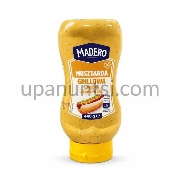 Зображення – Гірчиця Madero grillowa 440г