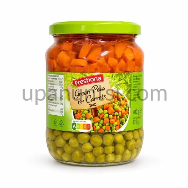 Зображення – Горошок і морква Freshona 700г