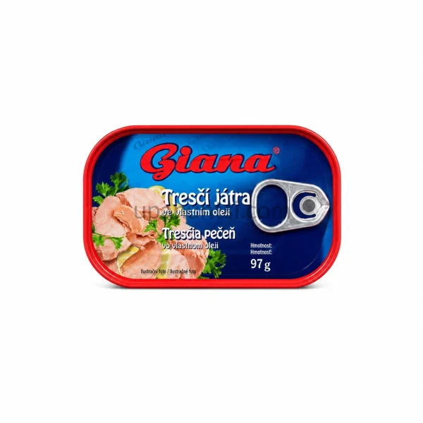 Зображення – Печінка тріски Giana 115г
