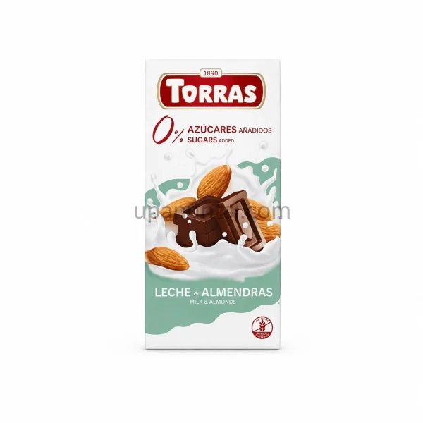 Зображення – Шоколад Torras leche&almendras 75г