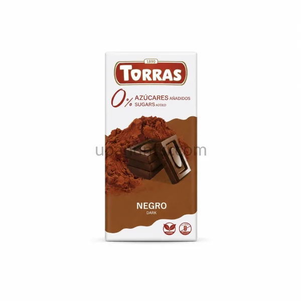 Зображення – Шоколад Torras negro без цукру 75г