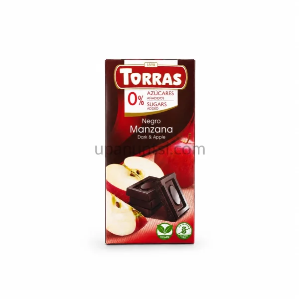 Зображення – Шоколад Torras dark&apple 75г