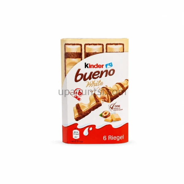Зображення – Батончики вафельні Kinder Bueno White 6шт 117г