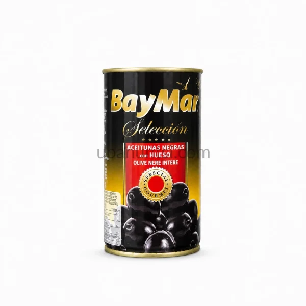 Зображення – Оливки BayMar чорні з кісточкою 350г