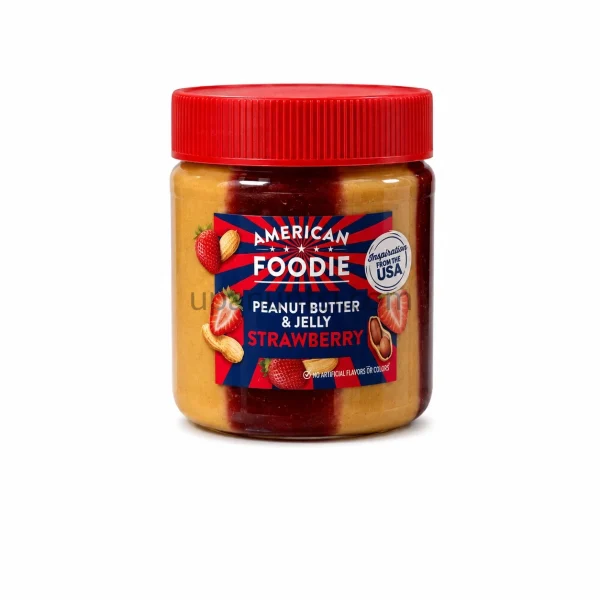 Зображення – Арахісова паста American Foodie полуниця 340г
