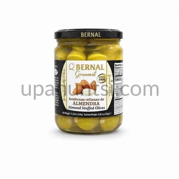 Зображення – Оливки Bernal фаршировані мигдалем 436г
