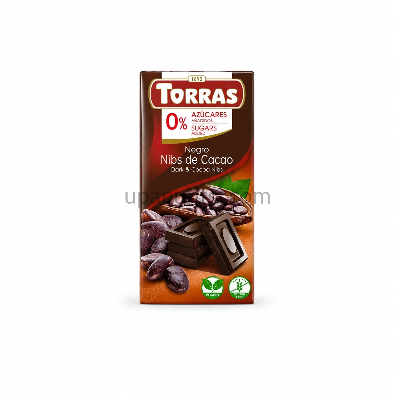 ChatGPT Image 9 черв. 2026 р., 22_38_35 Шоколад Torras Nibs de Cacao без цукру 75г — Фото 45