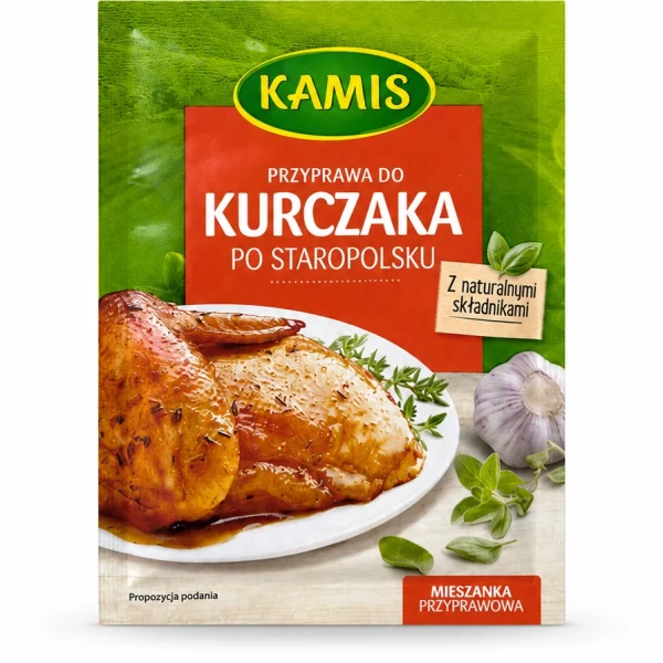Зображення – Приправа Kamis до курки по-старопольськи 25г