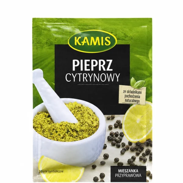 Зображення – Перець мелений Kamis з лимоном 16г