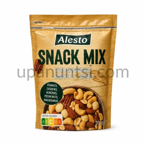 Зображення – Горішки Alesto Snack Mix macadamia 200г (бежеві)